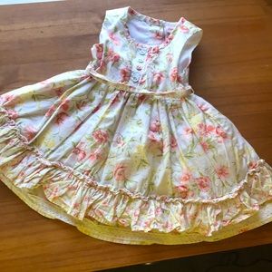 Lydia Jane baby girl floral dress with ruffles